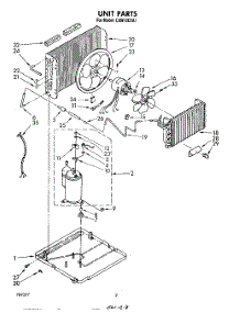 02 - Section parts for Whirlpool Air Conditioner CAW12D2A1 from AppliancePartsPros.com