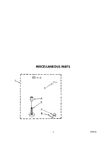 04 - Miscellaneous parts for Whirlpool Washer 6LA5400XWW1 from AppliancePartsPros.com