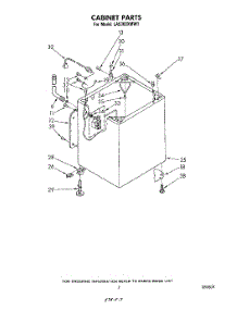 06 - Cabinet parts for Whirlpool Washer LA5300XMW1 from AppliancePartsPros.com