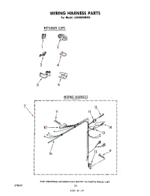 08 - Wiring Harness parts for Whirlpool Washer LA5400XMW3 from AppliancePartsPros.com