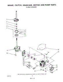 06 - Brake, Clutch, Gearcase, Motor And Pump parts for Whirlpool Washer LA5400XSW1 from AppliancePartsPros.com