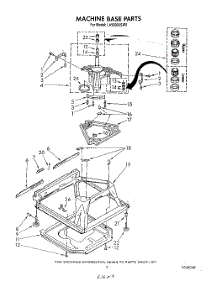07 - Machine Base parts for Whirlpool Washer LA5000XSW0 from AppliancePartsPros.com