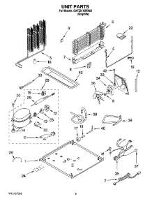 05 - Unit Parts parts for Whirlpool Refrigerator GAFZ21XXRK02 from AppliancePartsPros.com