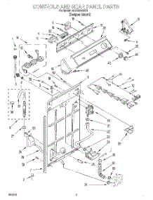 02 - Controls And Rear Panel parts for Whirlpool Washer 4LSC9255DZ1 from AppliancePartsPros.com