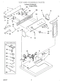 02 - Section parts for Whirlpool Dryer SEDS800JQ0 from AppliancePartsPros.com