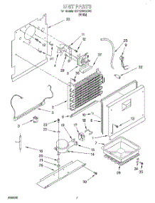 04 - Unit parts for Whirlpool Freezer IEV150NXEW2 from AppliancePartsPros.com