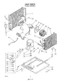 03 - Unit parts for Whirlpool Air Conditioner CAW18B2A1 from AppliancePartsPros.com