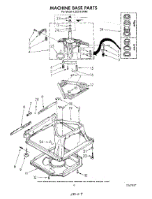 07 - Machine Base parts for Whirlpool Washer LA5311XPW4 from AppliancePartsPros.com