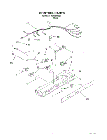 03 - Control parts for Whirlpool Refrigerator 3XKGN705001 from AppliancePartsPros.com