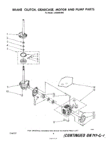 07 - Brake, Clutch, Gearcase, Motor And Pump parts for Whirlpool Washer LA6090XSW0 from AppliancePartsPros.com