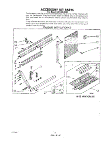 05 - Accessory Kit parts for Whirlpool Air Conditioner AC1402XM0 from AppliancePartsPros.com