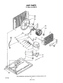 02 - Section parts for Whirlpool Air Conditioner ALJ00520 from AppliancePartsPros.com