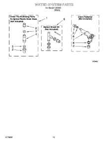 09 - Water System Parts parts for Whirlpool Washer IJ42001 from AppliancePartsPros.com