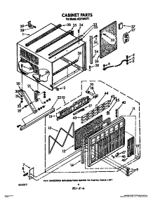 04 - Cabinet parts for Whirlpool Air Conditioner AC2104XT1 from AppliancePartsPros.com