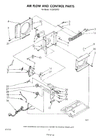 03 - Airflow And Control parts for Whirlpool Air Conditioner AC0752XT0 from AppliancePartsPros.com