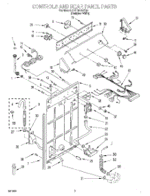 02 - Controls And Rear Panel parts for Whirlpool Washer 3LBR6132EQ0 from AppliancePartsPros.com