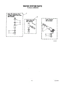 11 - Water System parts for Whirlpool Washer LA7680XSW0 from AppliancePartsPros.com