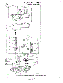 06 - Gearcase parts for Whirlpool Washer LA3800XPW0 from AppliancePartsPros.com