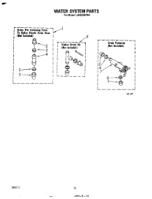 11 - Water System parts for Whirlpool Washer LA5600XPW4 from AppliancePartsPros.com