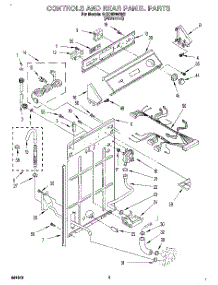 02 - Controls And Rear Panel parts for Whirlpool Washer 8LSC6244BN2 from AppliancePartsPros.com