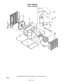 02 - Section parts for Whirlpool Air Conditioner ACS802XV1 from AppliancePartsPros.com