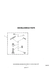 05 - Miscellaneous parts for Whirlpool Washer LA5310XSW0 from AppliancePartsPros.com