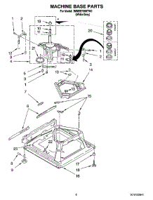 05 - Machine Base Parts parts for Maytag Washer 7MMSE7999TW0 from AppliancePartsPros.com