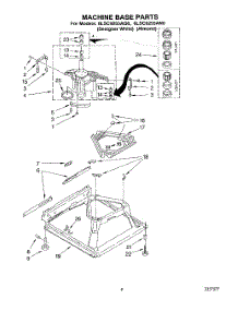 06 - Machine Base parts for Whirlpool Washer 6LSC9255AN0 from AppliancePartsPros.com