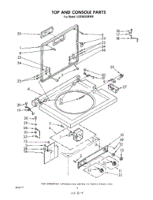 03 - Top And Console parts for Whirlpool Washer LC4900XMW0 from AppliancePartsPros.com