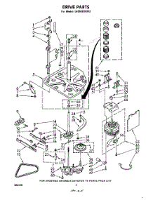 03 - Drive parts for Whirlpool Washer LA6900XKW2 from AppliancePartsPros.com