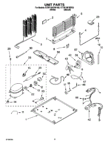 05 - Unit Parts parts for Kitchenaid Refrigerator KTRP19KRBT00 from AppliancePartsPros.com