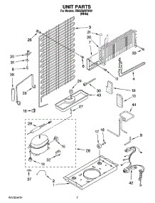 04 - Unit Parts parts for Whirlpool Refrigerator IR8GSMXRW01 from AppliancePartsPros.com
