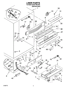 04 - Liner Parts parts for Kitchenaid Refrigerator KBULT3661A02 from AppliancePartsPros.com