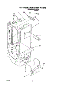 02 - Refrigerator Liner parts for Whirlpool Refrigerator 3XKGN701001 from AppliancePartsPros.com