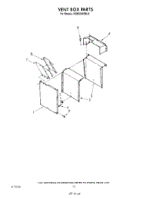 08 - Vent Box parts for Kitchenaid Oven KGBS246SBL0 from AppliancePartsPros.com