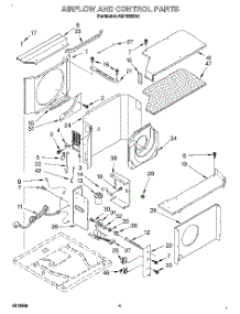 03 - Airflow And Control parts for Whirlpool Air Conditioner AR1800XA0 from AppliancePartsPros.com
