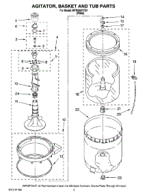 03 - Agitator, Basket And Tub Parts parts for Maytag Washer MTW5621TQ1 from AppliancePartsPros.com
