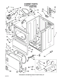 02 - Cabinet Parts parts for Whirlpool Dryer 3XLGR5437KQ4 from AppliancePartsPros.com