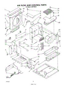 04 - Air Flow And Control , Lit / Optional parts for Whirlpool Air Conditioner CAW18B2A1 from AppliancePartsPros.com