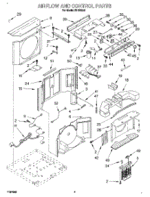 03 - Airflow And Control parts for Whirlpool Air Conditioner RH123A2 from AppliancePartsPros.com