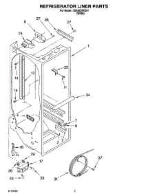 02 - Refrigerator Liner Parts parts for Whirlpool Refrigerator IS25AGXRQ01 from AppliancePartsPros.com