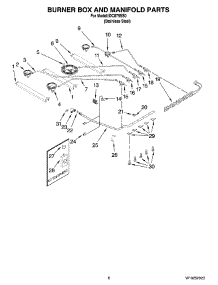 07 - Burner Box And Manifold Parts parts for Whirlpool Range IDC875SS0 from AppliancePartsPros.com