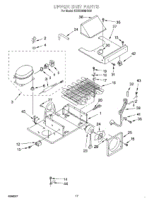 12 - Upper Unit parts for Kitchenaid Refrigerator KSSC36MHS00 from AppliancePartsPros.com