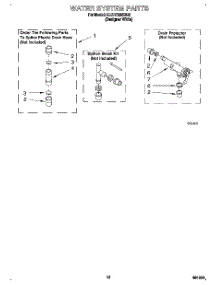 10 - Water System parts for Whirlpool Washer 6LBR7255BQ2 from AppliancePartsPros.com