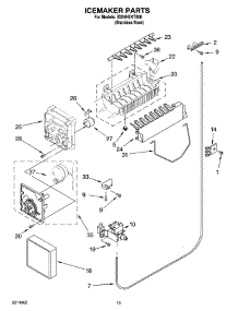 12 - Icemaker Parts, Optional Parts (Not Included) parts for Whirlpool Refrigerator ID2HHEXTS00 from AppliancePartsPros.com
