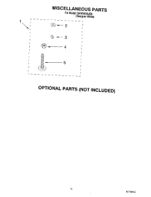 10 - Miscellaneous, Optional parts for Whirlpool Washer SAWX650JQ0 from AppliancePartsPros.com