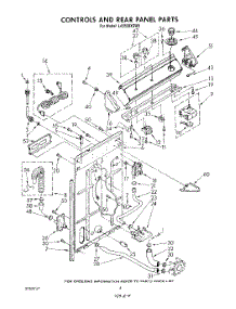 03 - Controls And Rear Panel parts for Whirlpool Washer LA5558XSW0 from AppliancePartsPros.com