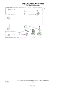 08 - Miscellaneous , Literature And Optional parts for Whirlpool Washer LA5500XMW0 from AppliancePartsPros.com
