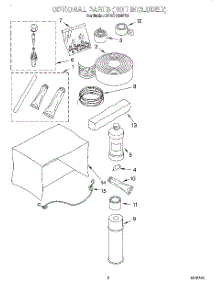 04 - Optional parts for Whirlpool Air Conditioner BPAC1800FS0 from AppliancePartsPros.com