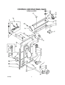 03 - Controls And Rear Panel parts for Whirlpool Washer AL3132WG1 from AppliancePartsPros.com